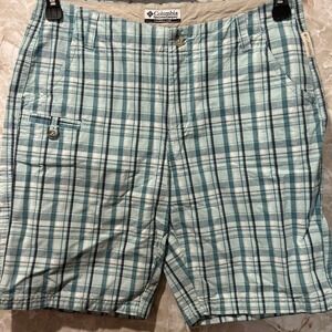 Columbia‎ Plaid Golf Shorts Casual Outdoor Walking Shorts Womens Size 6